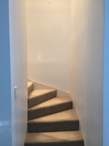 Before shot: stairwell