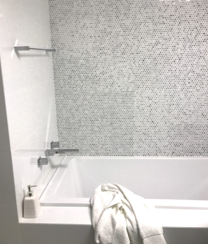Feature wall - main bathroom